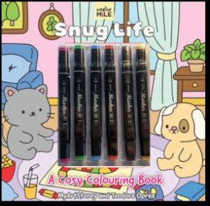 Snug Life Cosy Colouring Book & Markers